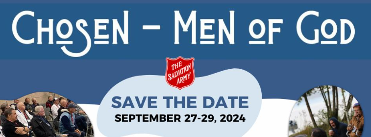 Chosen - Men of God. Save the Date September 27-29, 2024